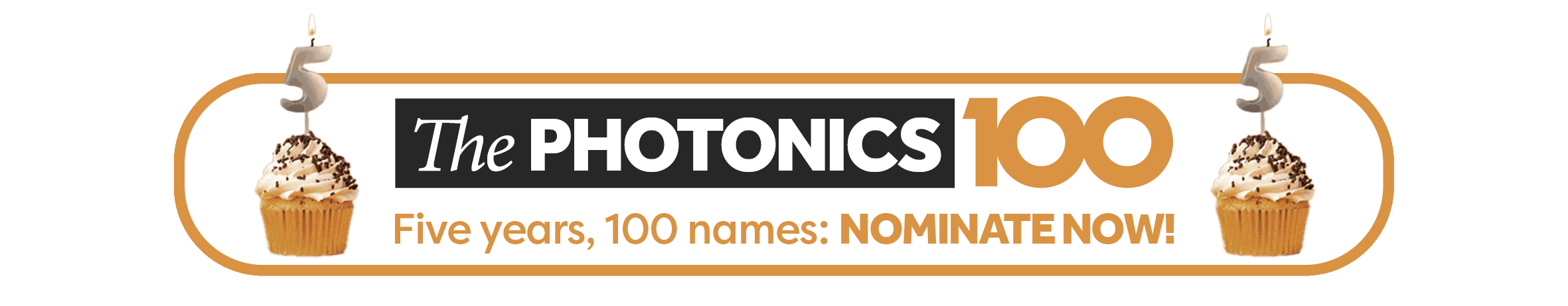 The Photonics 100 - Nominate now button