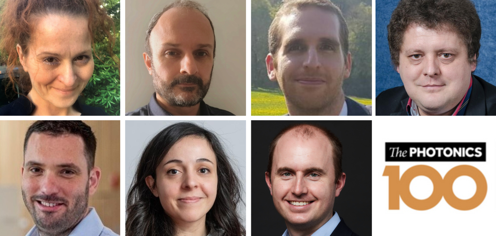 A montage of UK photonics academics