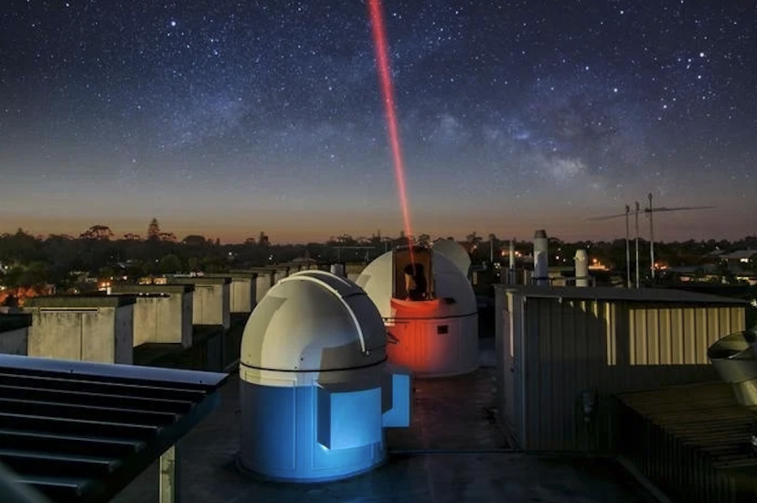 TeraNet ground stations use lasers to move data