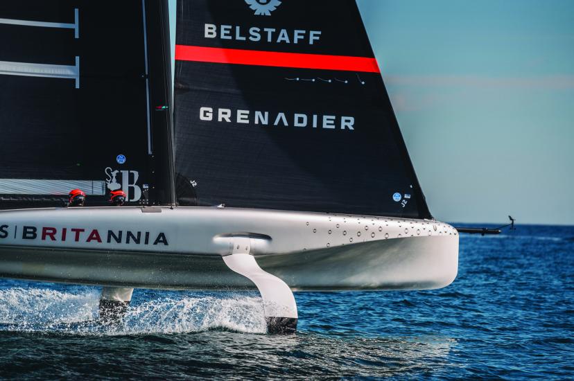 The INEOS Britannia America's Cup yacht