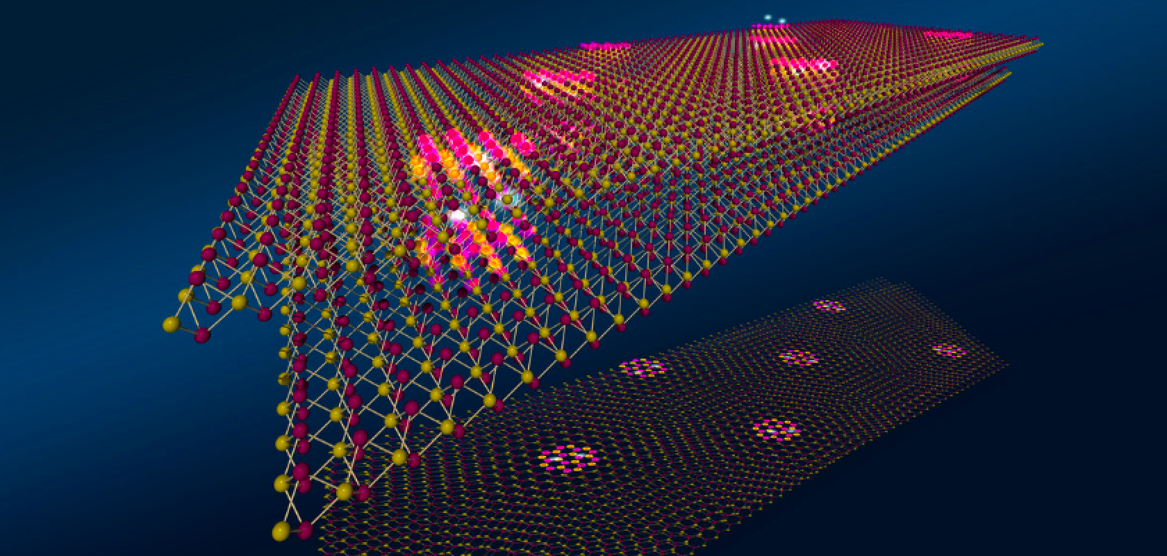 The researchers used the 2D material WSe2 in their experimentation (Image: Max Planck Institute)