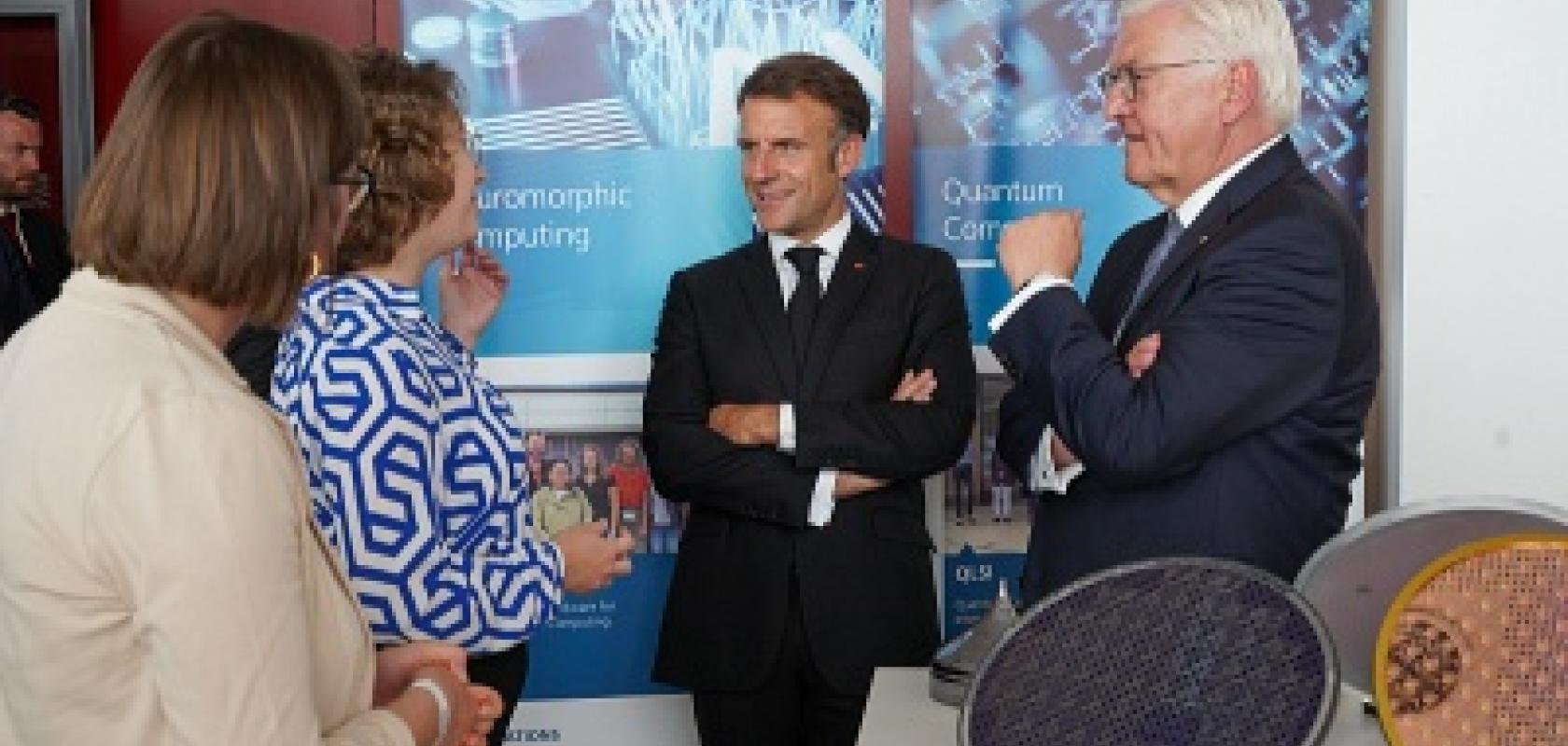 Presidents Emmanual Macron and Frank-Walter Steinmeier visited the Fraunhofer Institute on a state visit while Fraunhofer and CEA-Leti signed a memorandum of understanding