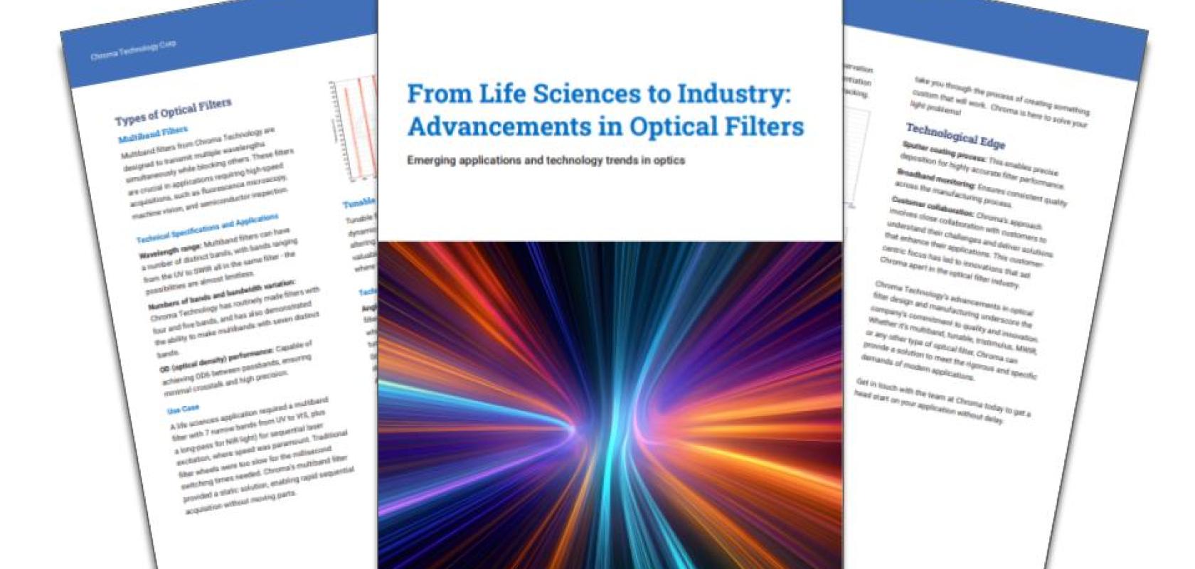 From life sciences to industry: Advancements in optical filters