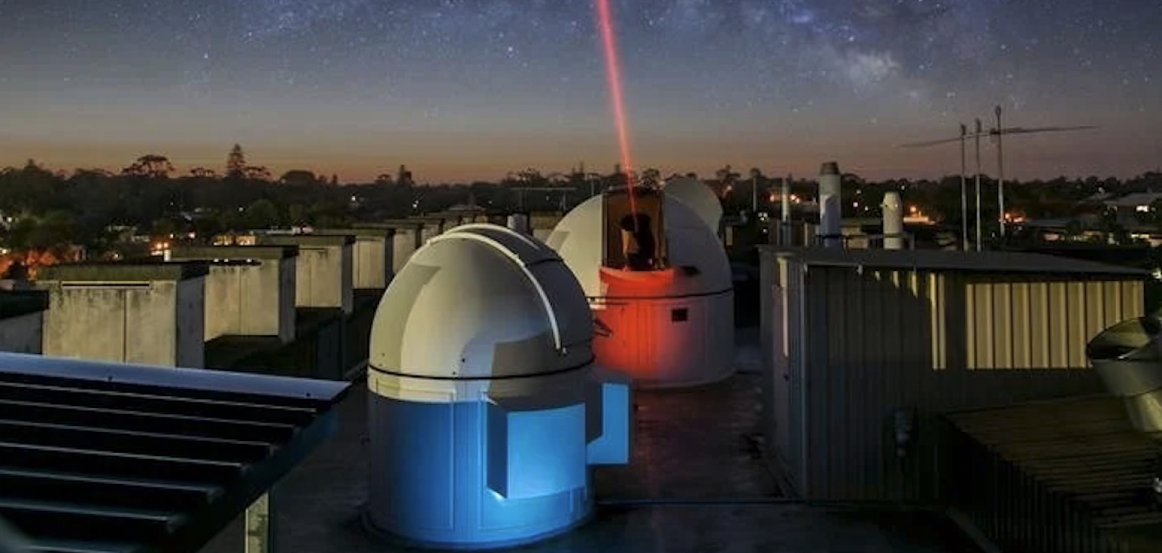 TeraNet ground stations use lasers to move data