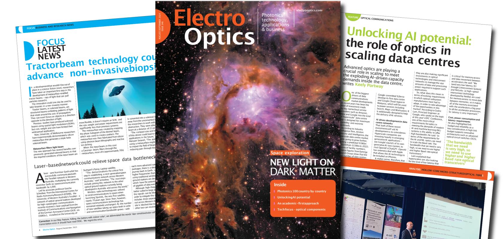 Electro Optics' August/September issue is out now