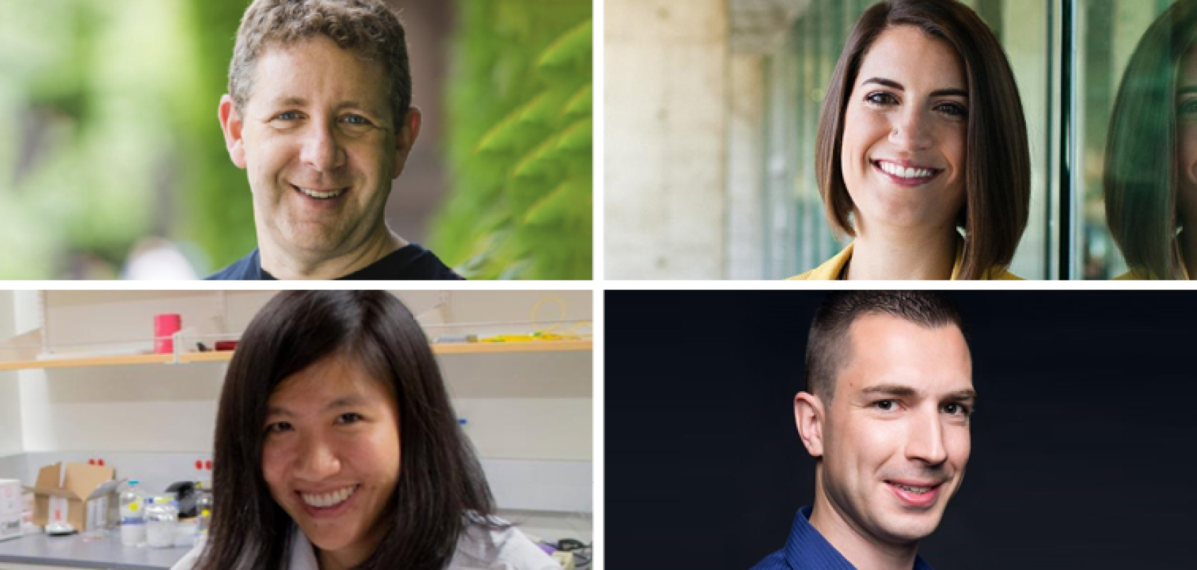 Clockwise from top left: Martin Ettenberg, Princeton Infrared Technologies; Katie Schwertz, Edmund Optics; Niels Quack, University of Sydney; Judith Su, University of Arizona