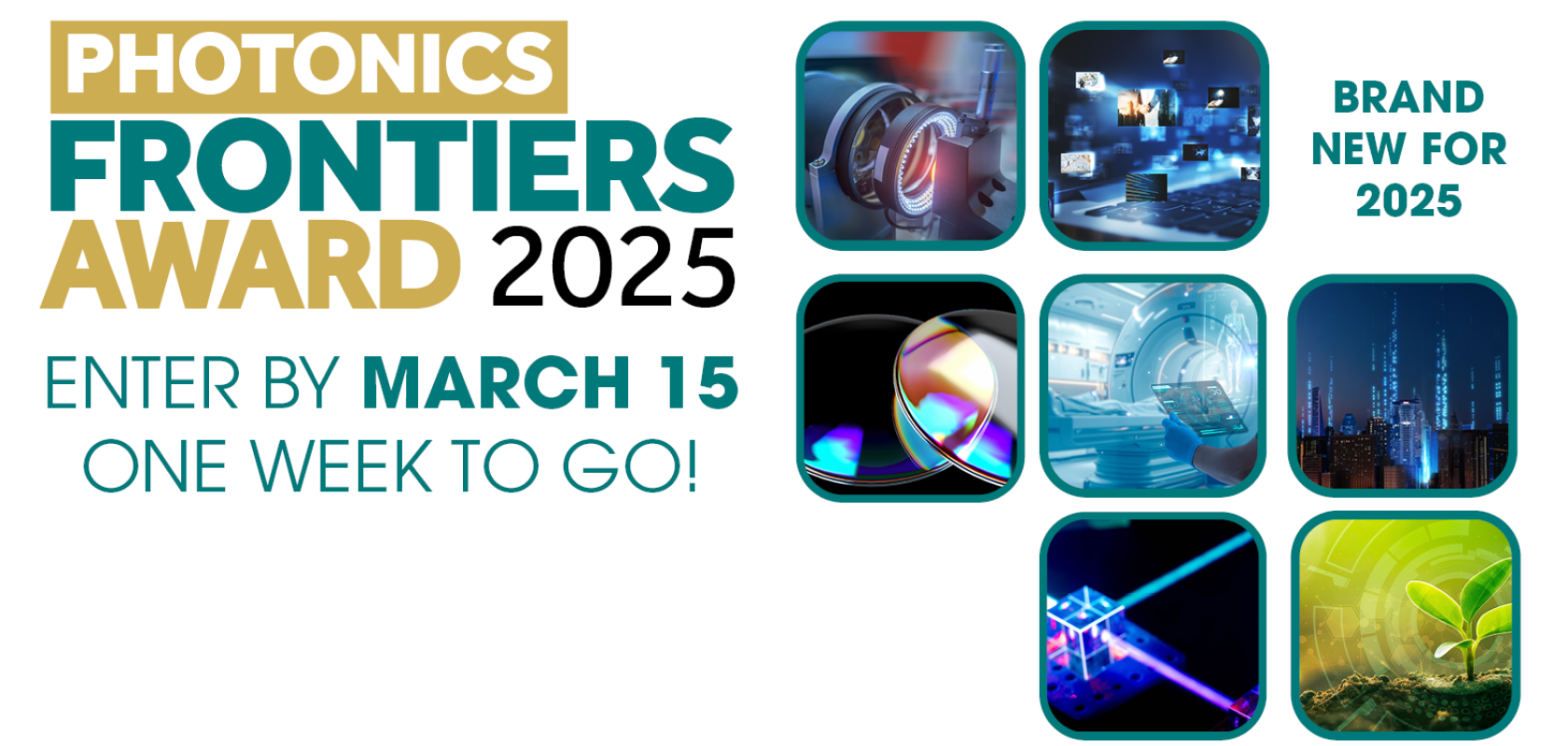 Photonics Frontiers Award last chance to enter