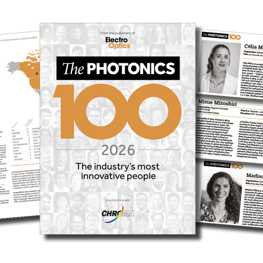 The Photonics100 2026 cover and pages